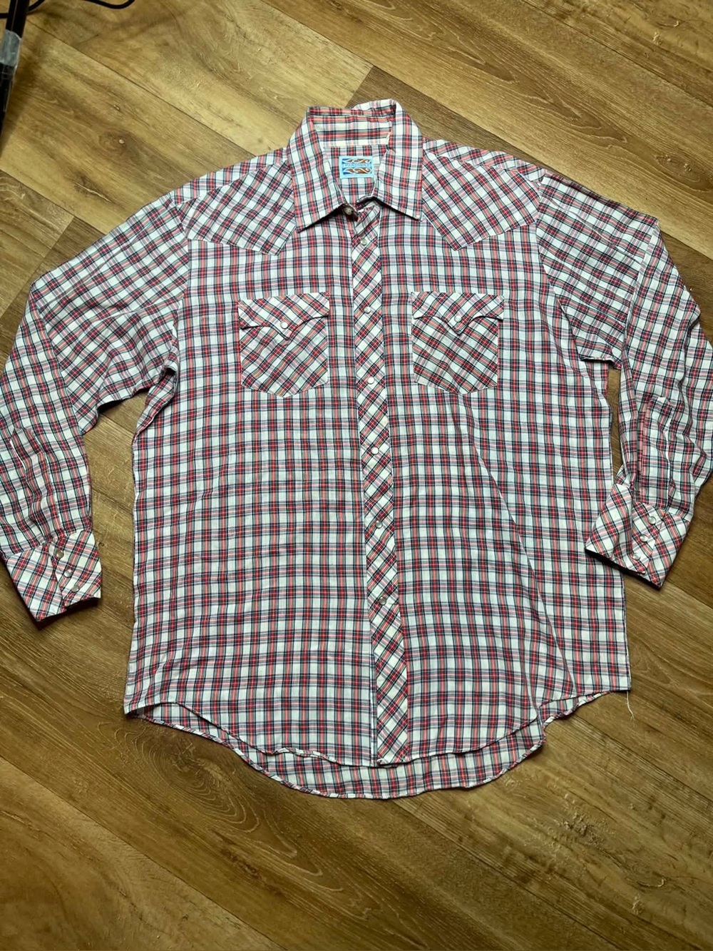 Mens Pardners Snap Front Shirt Long Sleeve Lightweight XLarge EUC